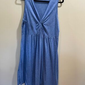 Blue Sleeveless Dress
